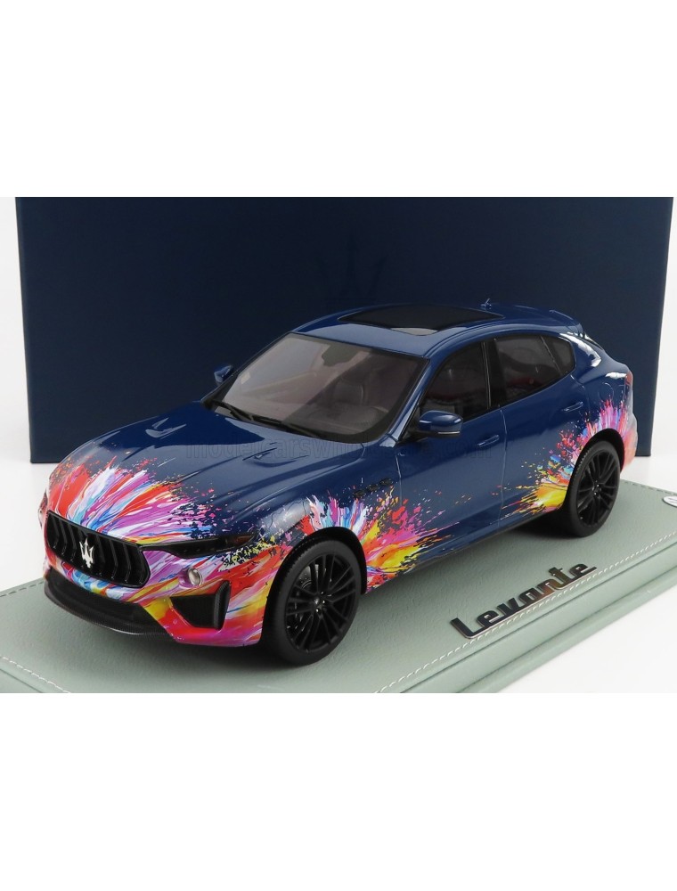 MASERATI - LEVANTE TROFEO 2021 - FUORISERIE EDITION - CON VETRINA - WITH SHOWCASE - BLUE