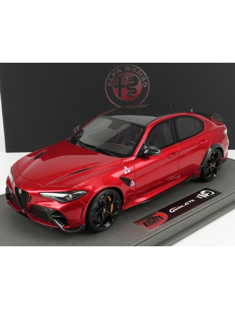 ALFA ROMEO - GIULIA GTA 2020 - CON VETRINA - WITH SHOWCASE - ROSSO GTA - RED MET