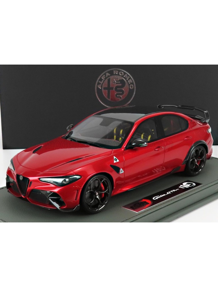 ALFA ROMEO - GIULIA GTAm 2020 - CON VETRINA - WITH SHOWCASE - ROSSO GTA - RED MET