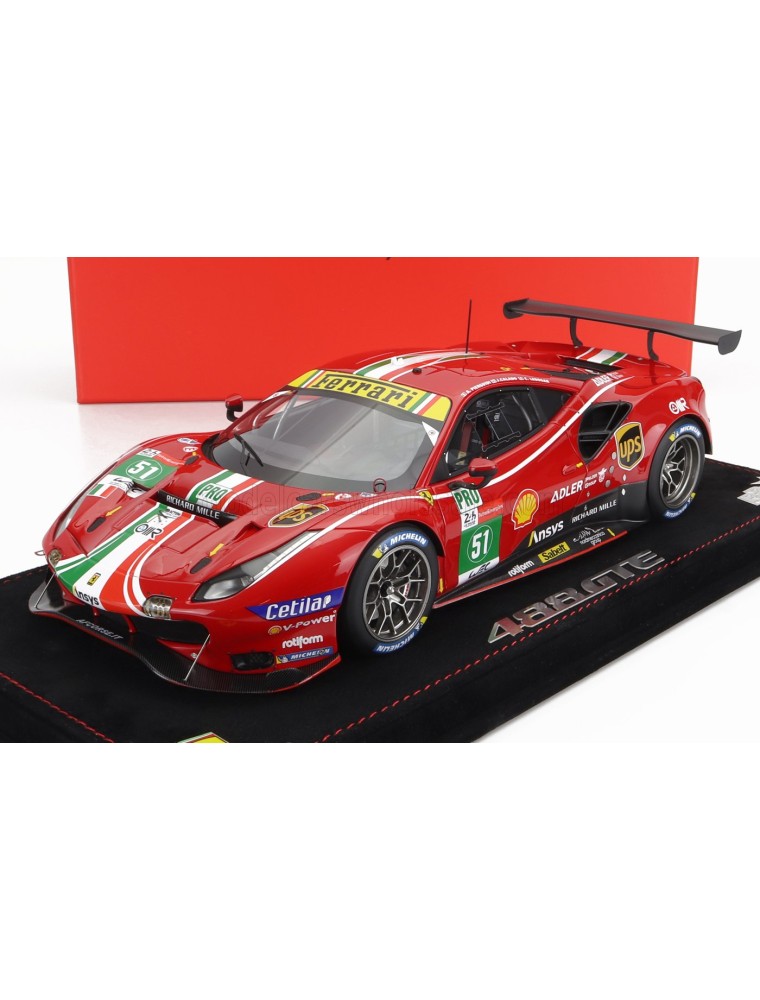 FERRARI - 488 GTE 3.9L TURBO V8 TEAM AF CORSE N 51 WINNER LMGTE PRO CLASS 24h LE MANS 2021 J.CALADO - A.PIER GUIDI - C.LEDOGAR -