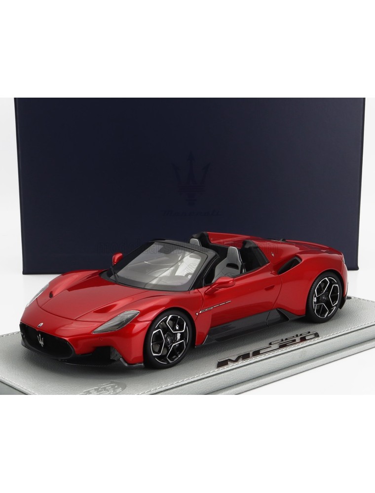 MASERATI - MC20 CIELO SPIDER 2022 - CON VETRINA - WITH SHOWCASE - ROSSO VINCENTE - RED MET