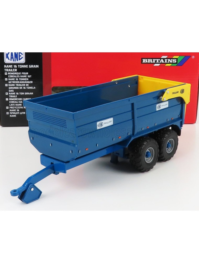 KANE - TRAILER CARRELLO CASSONE RIBALTABILE 2-ASSI - BLUE YELLOW