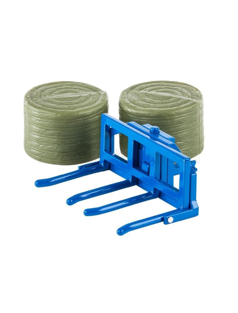 ACCESSORIES - FLEMING DOUBLE BALE LIFTER - BALLA DI FIENO - BLUE