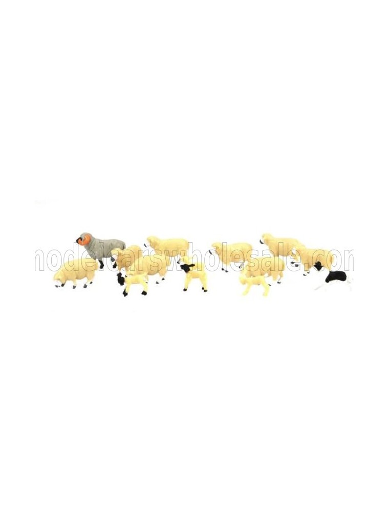 ACCESSORIES - PECORE - SHEEPS SET FIGURE - WHIE