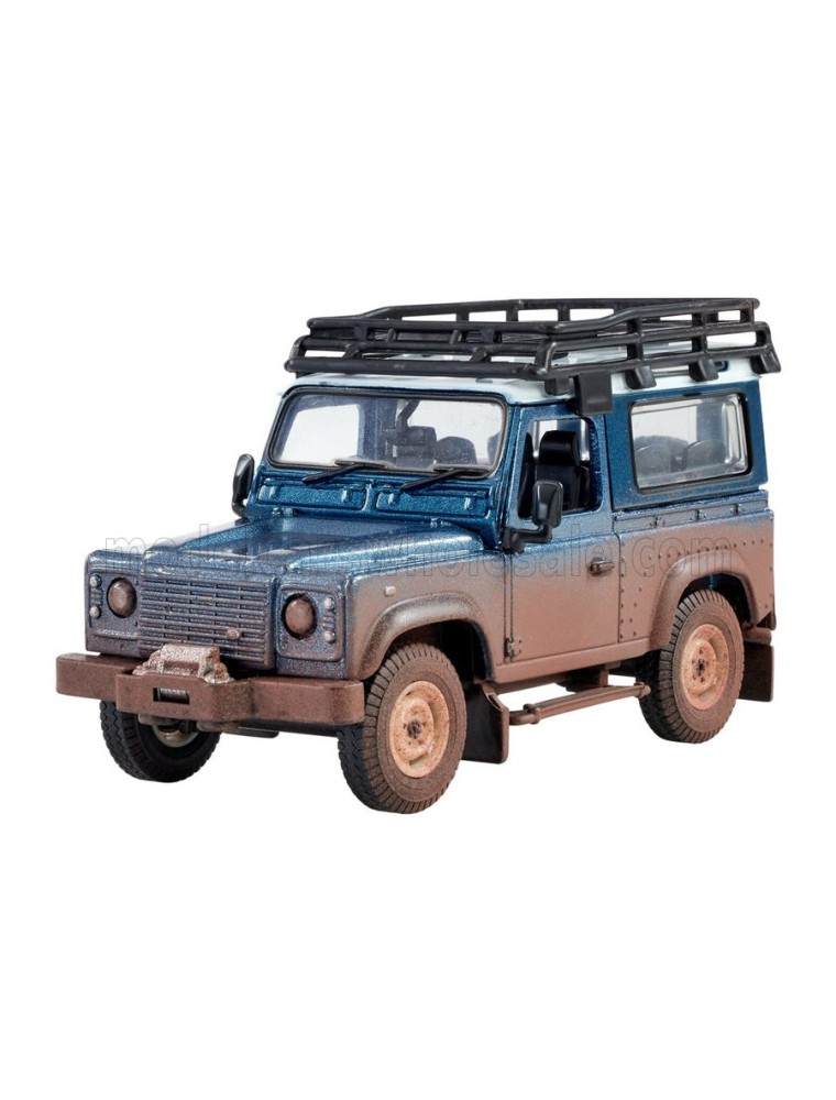 LAND ROVER - LAND DEFENDER 90 MUDDY (DIRTY VERSION) 1984 - BLUE MET