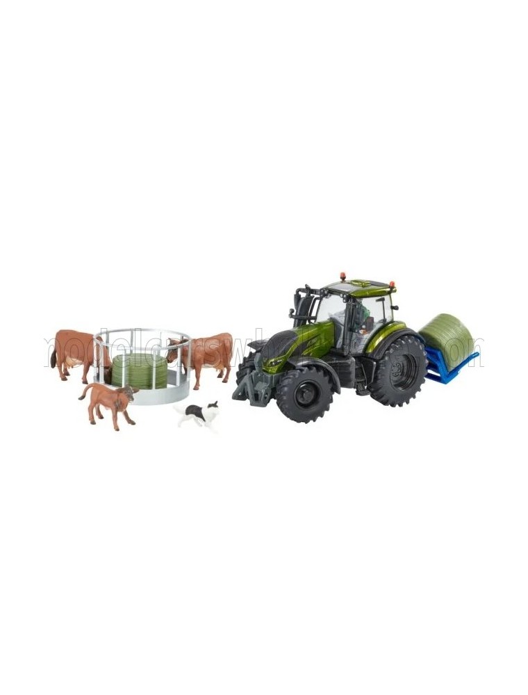 VALTRA - T254 TRACTOR WITH PLAYSET FLEMING BALE LIFTER 2019 - GREEN