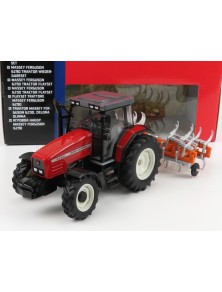 MASSEY FERGUSON - 6290 TRACTOR WITH TRAILER 2012 - RED ORANGE