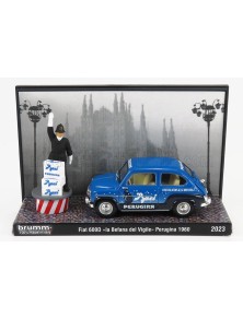 FIAT - 600D BACI PERUGINA 1960 - LA BEFANA DEL VIGILE - BLUE BLACK