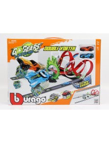 ACCESSORIES - DIORAMA - GO GEARS EXTREME DOUBLE VORTEX WITH 2X CARS INCLUDED - VARIOUS