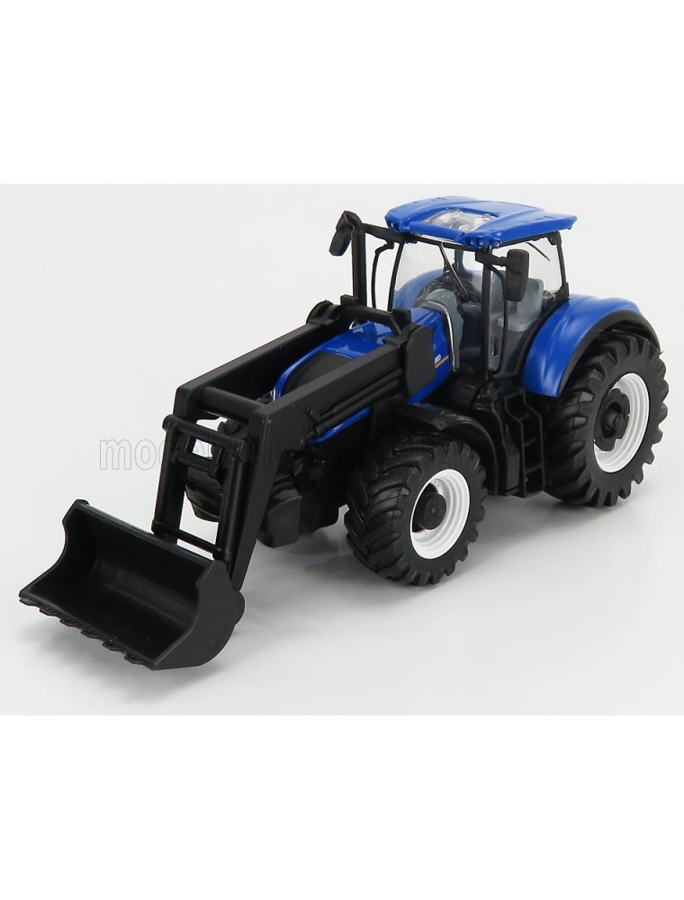 NEW HOLLAND - T7.315 TRACTOR WITH FRONT LOADER SCRAPER 2018 - BLUE