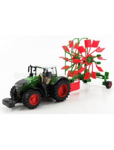 FENDT - VARIO 1050 TRACTOR WITH WHIRL RAKE TRAILER 2016 - GREEN GREY RED