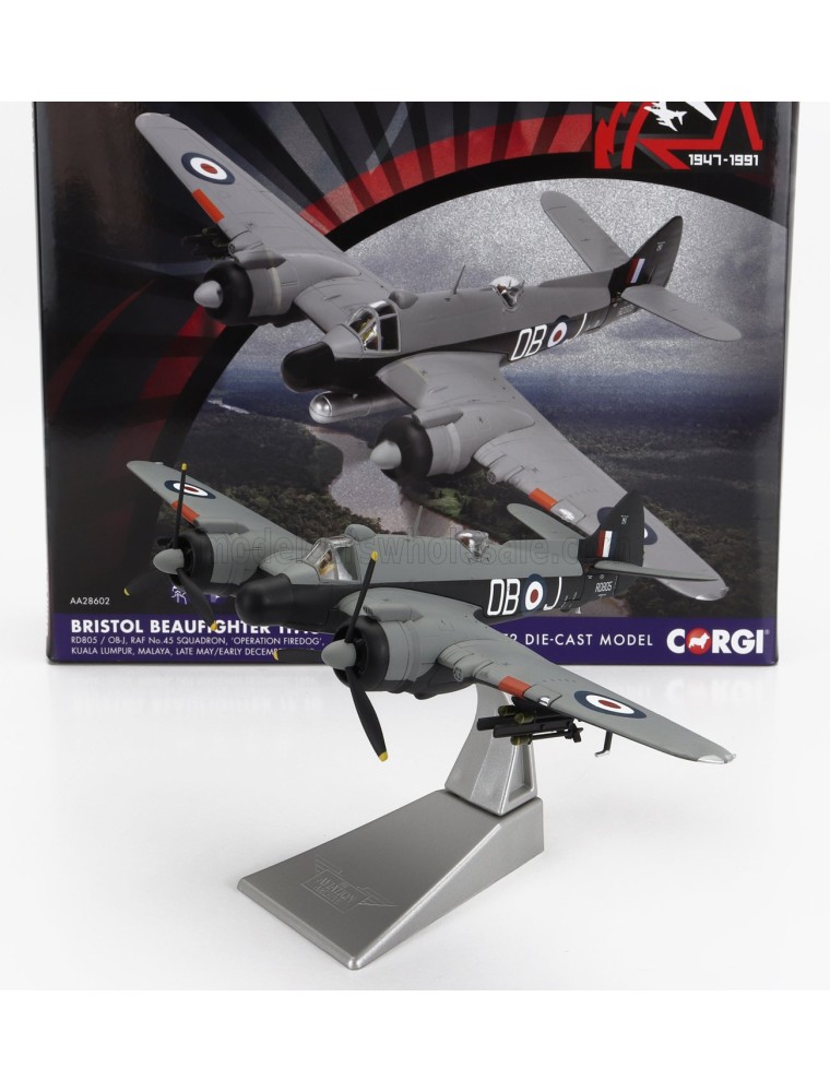 BRISTOL - TF.10 BEAUFIGHTER MILITARY AIRPLANE 1949 - MILITARY GREY