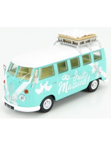 VOLKSWAGEN - T1 MINIBUS JUST MARRIED 1961 - LIGHT BLUE WHITE