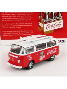 VOLKSWAGEN - T1 MINIBUS COCA-COLA WITH SURFBOARD 1961 - WHITE RED