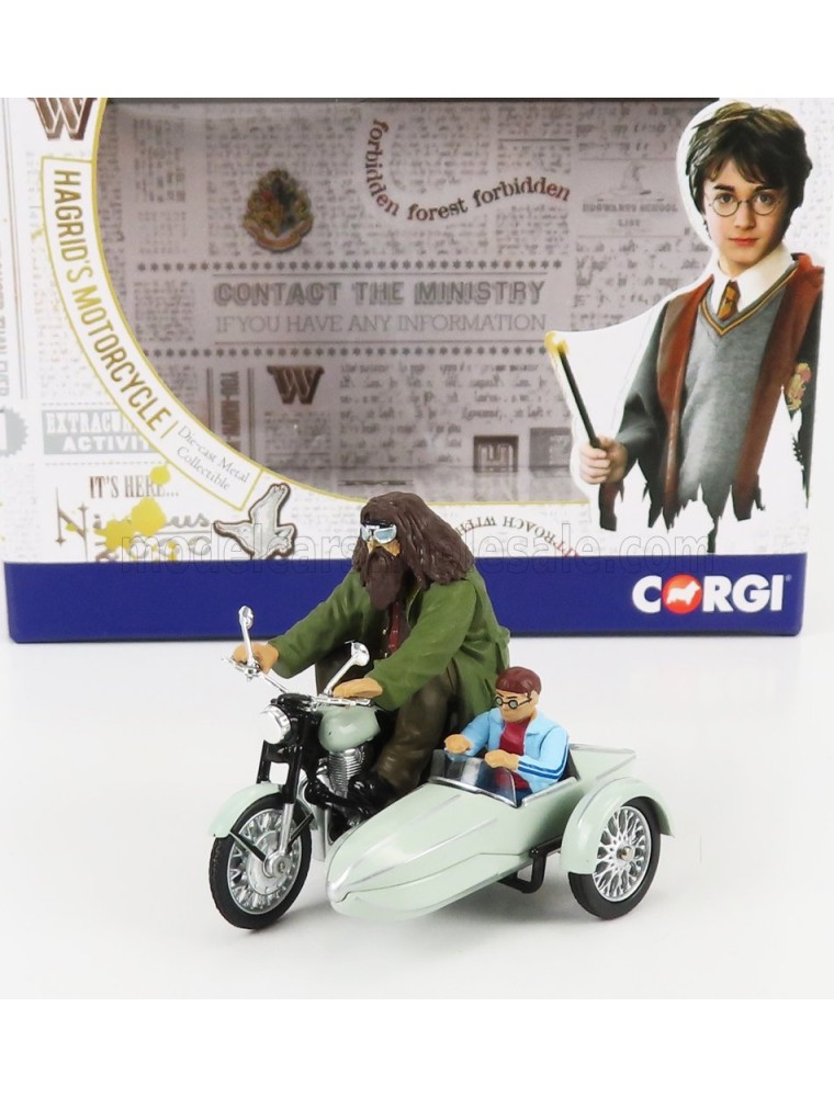 MOTORCYCLE - HAGRID'S SIDECAR HARRY POTTER - MOVIE - VERY LIGHT GREEN