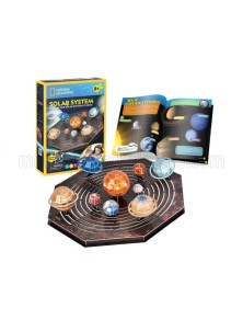 PUZZLE - KIT 3D IN FOAM NATIONAL GEOGRAPHIC SISTEMA SOLARE CM. 45x39x12 - 173 PEZZI - 173 PIECES - /