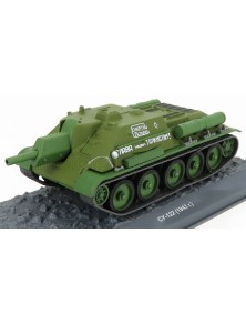 TANK - SU-122 CY-122 CARRO ARMATO 1943 - DAMAGE BLISTER BOX - MILITARY GREEN