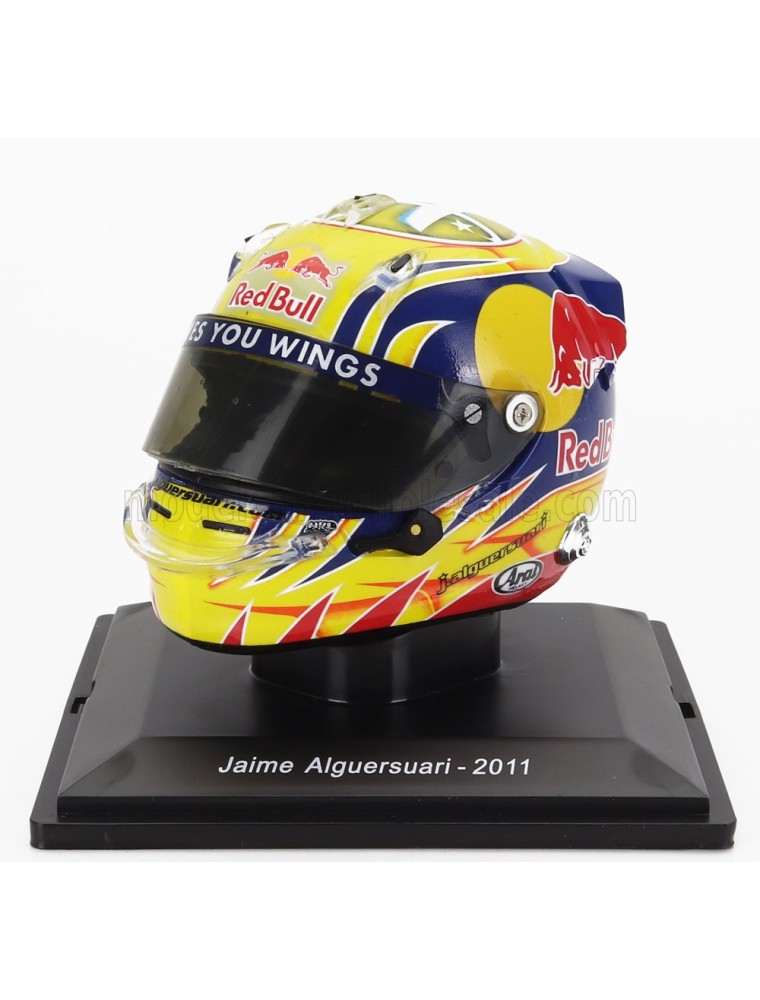 HELMET - F1  CASCO - TORO ROSSO	STR6 N 19 SEASON 2011 JAIME ALGUERSUARI - YELLOW BLACK