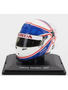 HELMET - F1  CASCO - SUPER AGURI SA07 N 23 SEASON 2007 ANTHONY DAVIDSON - WHITE BLUE RED