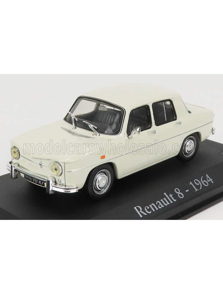 RENAULT - R8 1964 - CON VETRINA - WITH SHOWCASE - WHITE