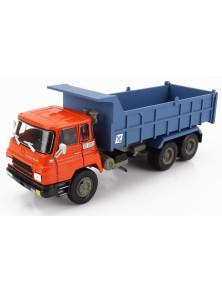 BARREIROS - 64/26V TRUCK CASSONE RIBALTABILE MOVIMENTO TERRA 1972 - ORANGE BLUE