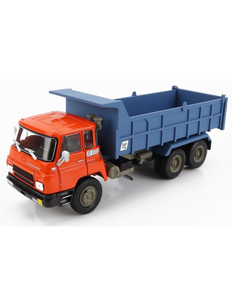 BARREIROS - 64/26V TRUCK CASSONE RIBALTABILE MOVIMENTO TERRA 1972 - ORANGE BLUE