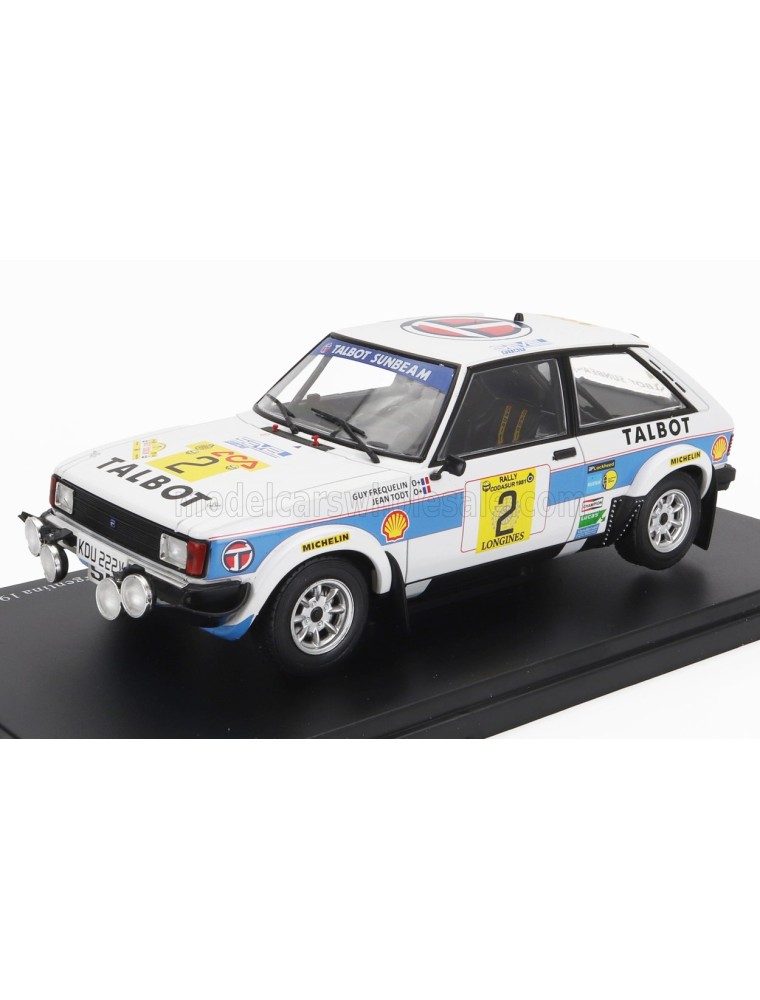 TALBOT - SUNBEAM LOTUS (night version) N 2 WINNER RALLY CODASUR ARGENTINA 1981 G.FREQUELIN - J.TODT - WHITE LIGHT BLUE