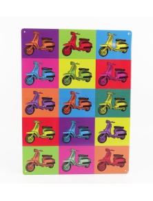 ACCESSORIES - METAL PLATE - LAMBRETTA POPART - VARIOUS