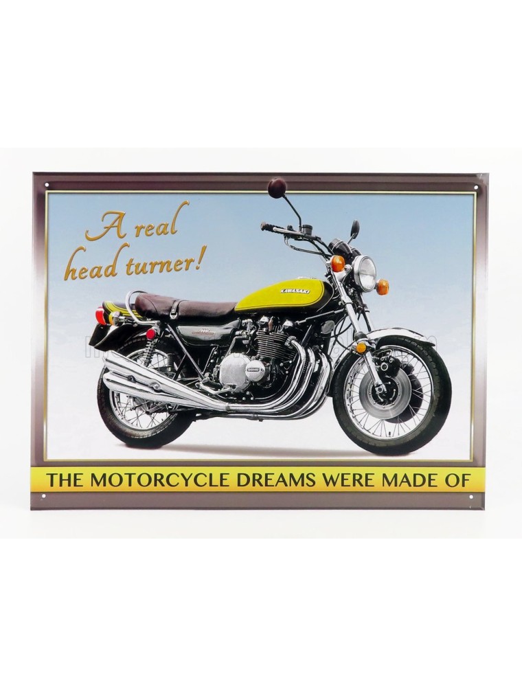 ACCESSORIES - METAL PLATE - KAWASAKI A REAL HEAD TURNER - VARIOUS