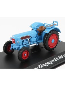 EICHER - KONIGSTIGER EM300 TRACTOR 1960 - CON VETRINA - WITH SHOWCASE - LIGHT BLUE