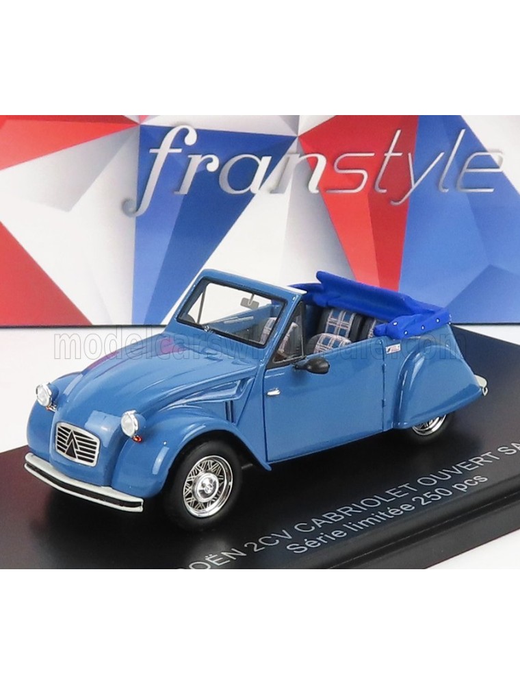 CITROEN - 2CV CABRIOLET OPEN 1954 - BLUE