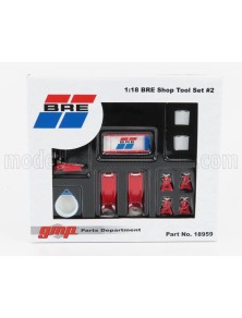 ACCESSORIES - SET OFFICINA GARAGE TOOL SET BRE - RED WHITE BLUE