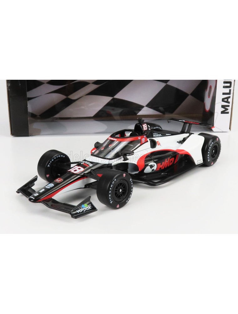 CHEVROLET - TEAM COYNE RACING N 18 INDIANAPOLIS INDY 500 SERIES 2022 DAVID MALUKAS - WHITE BLACK