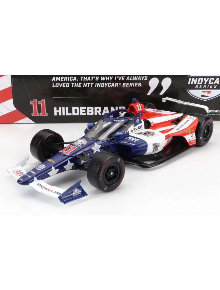 CHEVROLET - TEAM A.J.FOYT ENTERPRISES RACING N 11 WINNER INDIANAPOLIS INDY 500 INDYCAR SERIES 2022 J.R.HILDEBRAND - BLUE WHITE R