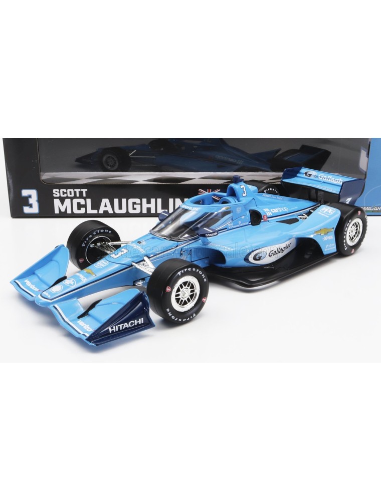 CHEVROLET - TEAM PENSKE N 3 INDIANAPOLIS INDY 500 INDYCAR SERIES 2022 S.MCLAUGHLIN - LIGHT BLUE WHITE