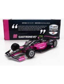 HONDA - TEAM TRANSCARD MEYER SHANK RACING N 06 INDIANAPOLIS INDY 500 INDYCAR SERIES 2023 H.CASTRONEVES - BLACK PINK