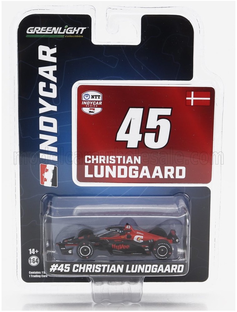 CHEVROLET - TEAM LETTERMAN LANIGAN RACING N 45 INDIANAPOLIS INDY 500 INDYCAR SERIES 2023 CHRISTIAN LUNDGAARD - BLACK RED