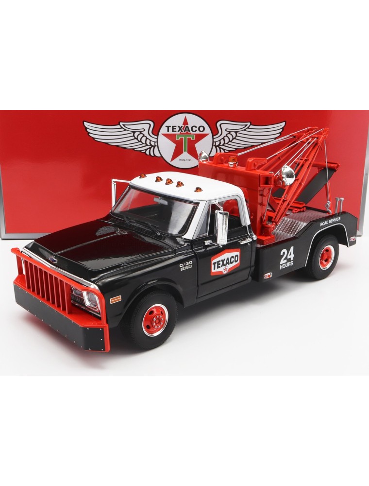 CHEVROLET - C-30 PICK-UP TEXACO CARRO ATTREZZI - WRECKER ROAD SERVICE 1970 - BLACK WHITE RED