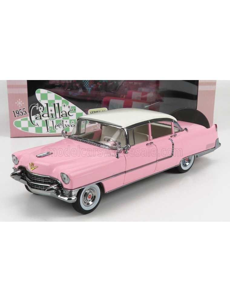 CADILLAC - FLEETWOOD SERIES 60 1955 - PINK WHITE