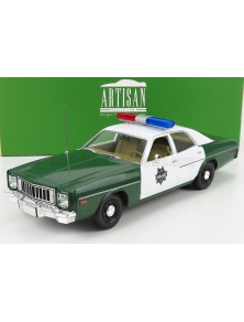 PLYMOUTH - FURY HAZZARD POLICE 1975 - GREEN WHITE