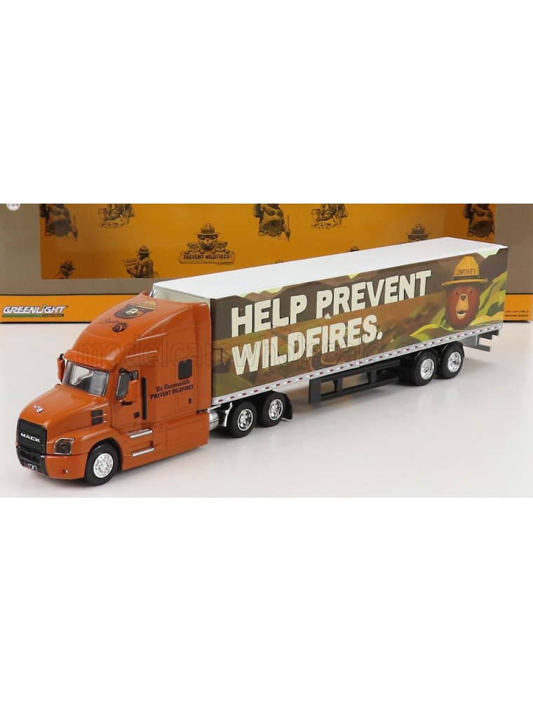 MACK - ANTHEM TRUCK 2019 - HELP PREVENT WILDFIRES SMOKEY BEAR - LIGHT BROWN WHITE