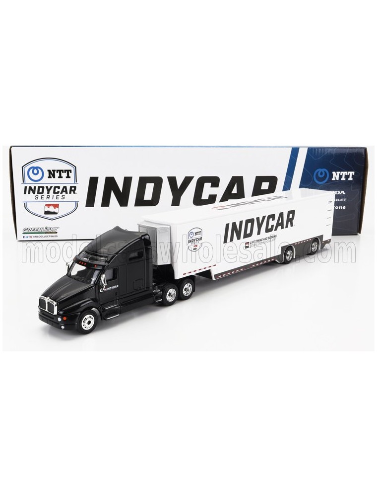 KENWORTH - T2000 TRUCK INDY CAR SERIES CAR TRANSPORTER 2020 - BLACK WHITE