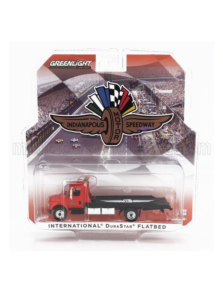 INTERNATIONAL - DURASTAR 4400 CAR TRANSPORTER INDIANAPOLIS MOTOR SPEEDWAY 2008 - RED BLACK