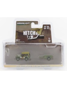 JEEP - WILLYS MB WITH 1/4 TON CARGO TRAILER 1943 - MILITARY GREEN