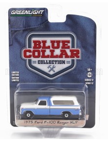 FORD USA - F-100 PICK-UP CLOSED RANGER XLT 1975 - LIGHT BLUE WHITE