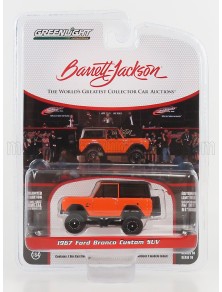 FORD USA - BRONCO CUSTOM SUV 1967 - BARRETT JACKSON - ORANGE BLACK