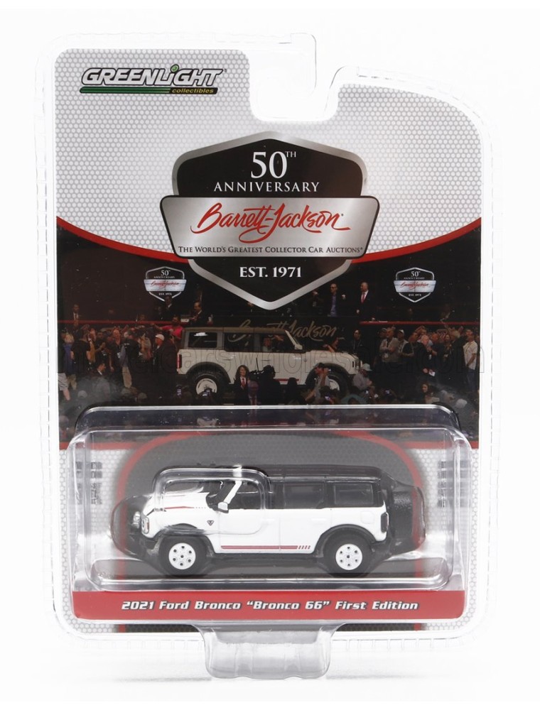 FORD USA - BRONCO 66 FIRST EDITION 2021 - WHITE BLACK