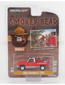 CHEVROLET - C-20 PICK-UP FIRE ENGINE 1984 - SMOKEY BEAR - RED WHITE