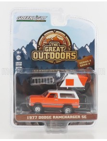 DODGE - RAMCHARGER SE 1977 - THE GREAT OUTDOORS - ORANGE WHITE