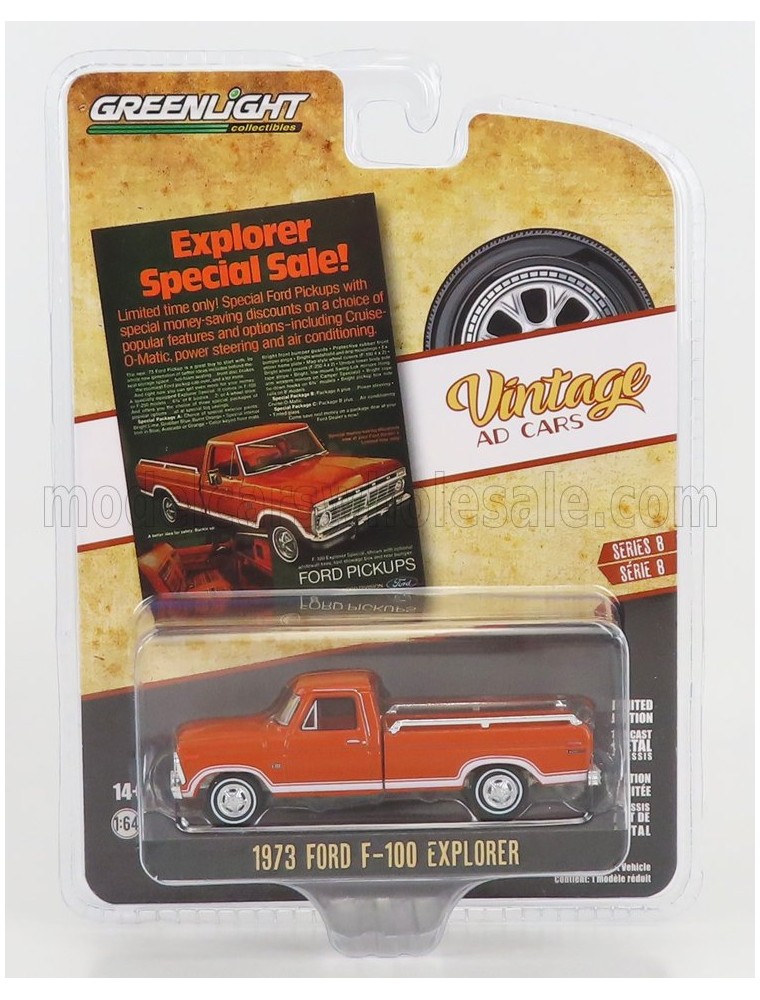 FORD USA - F-100 PICK-UP EXPLORER 1973 - LIGHT BROWN